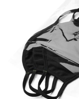 Tapabocas negro boble capa reutilizable labable, mascarilla ajustable para la cara mascarilla antipolucion tapabocas N95
