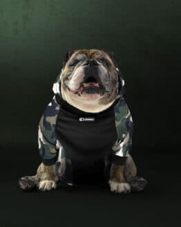 Saco para perros Hoodie-gordogs-camuflado-navy-ropa-para-perros Verde militar